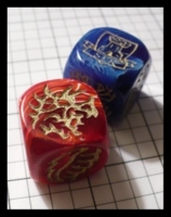 Dice : Dice - CDG - Dragon Dice - Red and Blue Promo Gen Con 2009